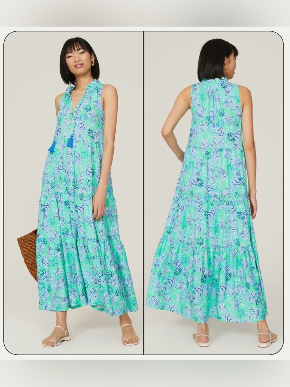 For @stacey1225 | NWOT Lily Pulitzer Malone Maxi Dress - Picture 9 of 9